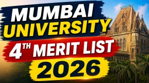 Mumbai University 4th Merit List 2026 - Download MU UG Merit List at muugadmission.samarth.edu.in Mumbai University 4th Merit List 2026 - Download MU UG Merit List at muugadmission.samarth.edu.in