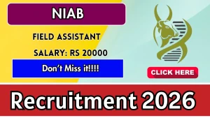 NIAB Field Assistant Recruitment 2026 - Apply Online