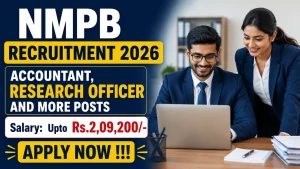 NMPB Recruitment 2026 - Apply Offline for Accountant, Research Officer and More Posts