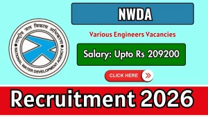NWDA Engineer Recruitment 2026 - Apply Offline for Deputy Director/Executive Engineer and Superintending Engineer Posts
