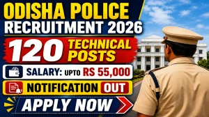 Odisha Police OSSF Ex-Servicemen Recruitment 2026 – 120 Technical Posts for Ex-Navy & Coastguard, Apply by 1 July Odisha Police OSSF Ex-Servicemen Recruitment 2026 – 120 Technical Posts for Ex-Navy & Coastguard, Apply by 1 July
