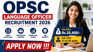 OPSC Language Officer Recruitment 2026 - Apply Online