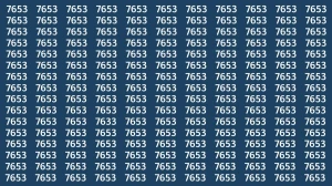 Optical Illusion Challenge: Can You Find the Odd Number 7633 in 5 Seconds?