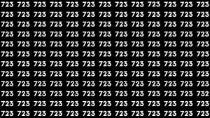 Optical Illusion Challenge: Can You Spot 732 Hidden Among 723? Optical Illusion Challenge: Can You Spot 732 Hidden Among 723?