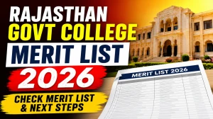 Rajasthan Govt College Merit List 2026 – Check BA, BSc, BCom Admission Status at dceapp.rajasthan.gov.in