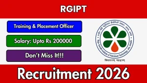 RGIPT Training and Placement Officer Recruitment 2026 - Apply Online RGIPT Training and Placement Officer Recruitment 2026 - Apply Online
