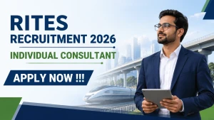 RITES Individual Consultant Recruitment 2026 - Apply Online RITES Individual Consultant Recruitment 2026 - Apply Online