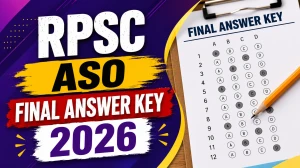 RPSC ASO Final Answer Key 2026 Released - Download PDF, Check Exam 2024 Cutoff & Result Date RPSC ASO Final Answer Key 2026 Released - Download PDF, Check Exam 2024 Cutoff & Result Date