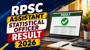 RPSC Assistant Statistical Officer Result 2026 Out - Check Main & Reserve List PDF Out RPSC Assistant Statistical Officer Result 2026 Out - Check Main & Reserve List PDF Out