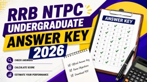 RRB NTPC Undergraduate Answer Key 2026 Out - Download CEN 07/2025 CBT 1 Response Sheet PDF