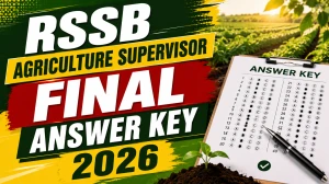 RSSB Agriculture Supervisor Final Answer Key 2026 - Download Now