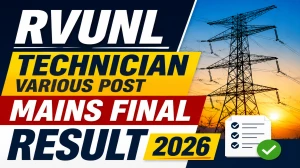 RVUNL Result 2026 Out – Download Final Merit List PDF & Scorecard @energy.rajasthan.gov.in