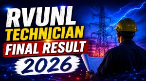 RVUNL Technician Final Result 2026 OUT (Direct Link) - Download Scorecard @ rajasthan.gov.in