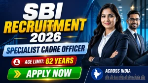 SBI Specialist Cadre Officer Recruitment 2026 - Apply Online