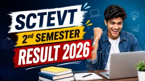 SCTEVT 2nd Semester Result 2026 OUT - Check Odisha Diploma Summer Result at sctevtexams.in