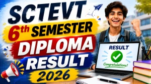 SCTEVT 6th Semester Diploma Result 2026 Out - Check Odisha Polytechnic Result at sctevtodisha.nic.in