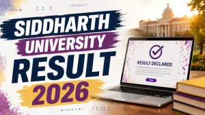 Siddharth University Result 2026 Out - BBA 4th Sem & LLB 4th Sem Marksheet PDF @ suksn.edu.in