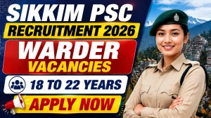 Sikkim PSC Warder Recruitment 2026 - Apply Online for 37 Posts Sikkim PSC Warder Recruitment 2026 - Apply Online for 37 Posts