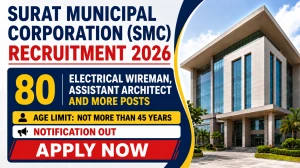 SMC Recruitment 2026 Notification Out - Apply Online for 80 Electrical Wireman, Assistant Architect and More Posts SMC Recruitment 2026 Notification Out - Apply Online for 80 Electrical Wireman, Assistant Architect and More Posts