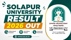 Solapur University Result 2026 Out - Direct Link to Download B.Sc, B.C.A, M.Sc & B.Tech Semester Results Online @ sus.ac.in Solapur University Result 2026 Out - Direct Link to Download B.Sc, B.C.A, M.Sc & B.Tech Semester Results Online @ sus.ac.in