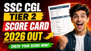SSC CGL Tier 2 Score Card 2026 Out - Check Marks & Final Answer Key at ssc.gov.in SSC CGL Tier 2 Score Card 2026 Out - Check Marks & Final Answer Key at ssc.gov.in