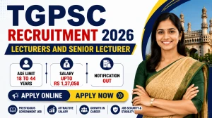 TGPSC DIET Lecturer Notification 2026 OUT - Apply Online for 86 Lecturers and Senior Lecturer Posts