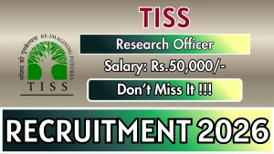 TISS Research Officer Recruitment 2026 - Apply Online TISS Research Officer Recruitment 2026 - Apply Online