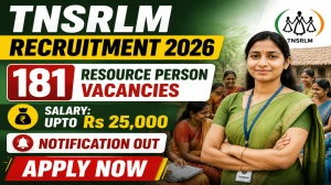 TNSRLM Resource Person Recruitment 2026 - Apply Offline for 181 State Resource Person, District Resource Person, Block Resource Person Posts TNSRLM Resource Person Recruitment 2026 - Apply Offline for 181 State Resource Person, District Resource Person, Block Resource Person Posts