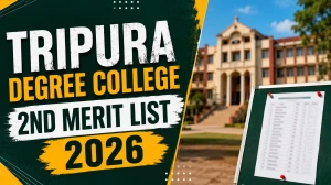 Tripura Degree College 2nd Merit List 2026 - Download PDF Tripura Degree College 2nd Merit List 2026 - Download PDF