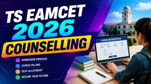 TS EAMCET 2026 Counselling Begins - TG EAPCET Registration, Dates, Fee & Slot Booking at tgeapcet.nic.in TS EAMCET 2026 Counselling Begins - TG EAPCET Registration, Dates, Fee & Slot Booking at tgeapcet.nic.in