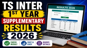 TS Inter 1st Year Supplementary Results 2026 – Check at tsbie.cgg.gov.in TS Inter 1st Year Supplementary Results 2026 – Check at tsbie.cgg.gov.in