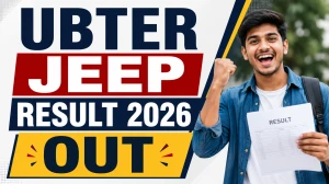 UBTER JEEP Result 2026 OUT - Download Rank Card at ubterjeep.co.in UBTER JEEP Result 2026 OUT - Download Rank Card at ubterjeep.co.in