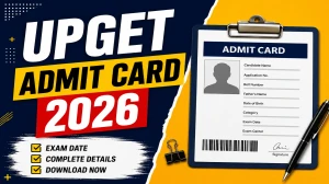 UPGET Admit Card 2026 – UP GNM Entrance Test Hall Ticket at abvmuup.edu.in, Exam on June 16