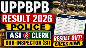 UPPBPB ASI Clerk Result 2026 -  Final Answer Key & Selected List PDF