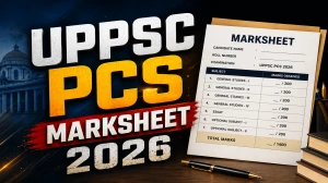 UPPSC PCS Marksheet 2026 Out - Download Combined State/Upper Subordinate Services Marksheet @ uppsc.up.nic.in UPPSC PCS Marksheet 2026 Out - Download Combined State/Upper Subordinate Services Marksheet @ uppsc.up.nic.in