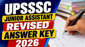 UPSSSC Junior Assistant Revised Answer Key 2026 - Download Master Set Answer Key at upsssc.gov.in UPSSSC Junior Assistant Revised Answer Key 2026 - Download Master Set Answer Key at upsssc.gov.in