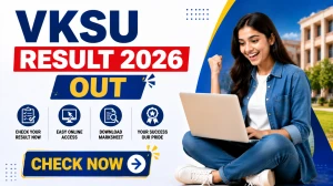 VKSU Result 2026 Out - Check MCA Semester III Result Online at vksuexams.com.