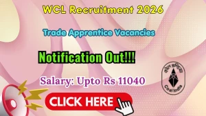 WCL Trade Apprentice Recruitment 2026 - Walkin