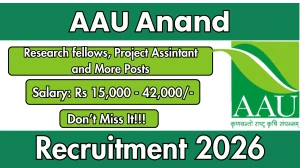 AAU Recruitment 2026 - Walkin for Project Assistant, Senior Project Associate and More Posts