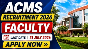 ACMS Delhi Faculty Recruitment 2026 - Apply Online for 16 Professor, Assistant and associate Professor Posts ACMS Delhi Faculty Recruitment 2026 - Apply Online for 16 Professor, Assistant and associate Professor Posts