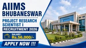 AIIMS Bhubaneswar Project Research Scientist I Recruitment 2026 - Apply Online