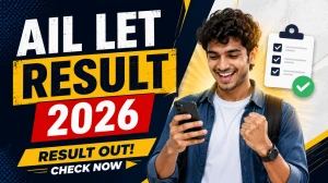 AIL LET Result 2026 - Download Army Institute of Law Scorecard at ail.ac.in AIL LET Result 2026 - Download Army Institute of Law Scorecard at ail.ac.in