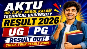AKTU Result 2026 Out - Check One View UG & PG Marksheet at aktu.ac.in