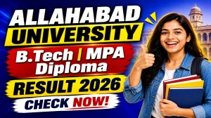 Allahabad University Result 2026 Out - Check MPA, DS(I) & BTech CSE Results Online at allduniv.ac.in