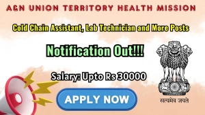 A&N Union Territory Health Mission Recruitment 2026 - Apply Offline for Cold Chain Assistant, Lab Technician and More Posts A&N Union Territory Health Mission Recruitment 2026 - Apply Offline for Cold Chain Assistant, Lab Technician and More Posts