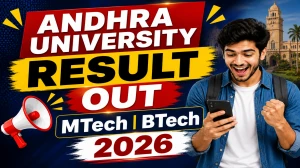 Andhra University 6th Sem Result 2026 Out - Check BTech & MTech (Supplementary) Result Online at results.andhrauniversity.edu.in Andhra University 6th Sem Result 2026 Out - Check BTech & MTech (Supplementary) Result Online at results.andhrauniversity.edu.in