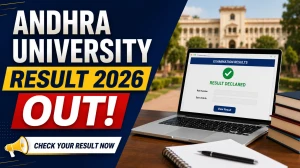 Andhra University M.Sc Result 2026 Out - Check Applied Mathematics & Coastal Aquaculture Revaluation Results at andhrauniversity.edu.in