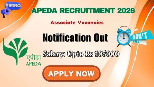 APEDA Associate Recruitment 2026 - Apply Online