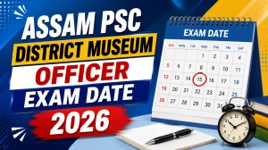 Assam PSC District Museum Officer Exam Date 2026 - Check Screening Test, Time and Notification Details Assam PSC District Museum Officer Exam Date 2026 - Check Screening Test, Time and Notification Details