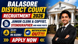Balasore District Court Recruitment 2026 - Apply Offline for 48 Junior Clerk, Steno and More Posts